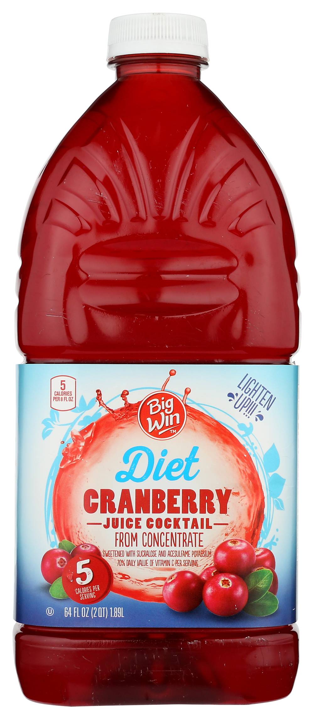 Big Win Diet Cranberry Juice (64 oz)