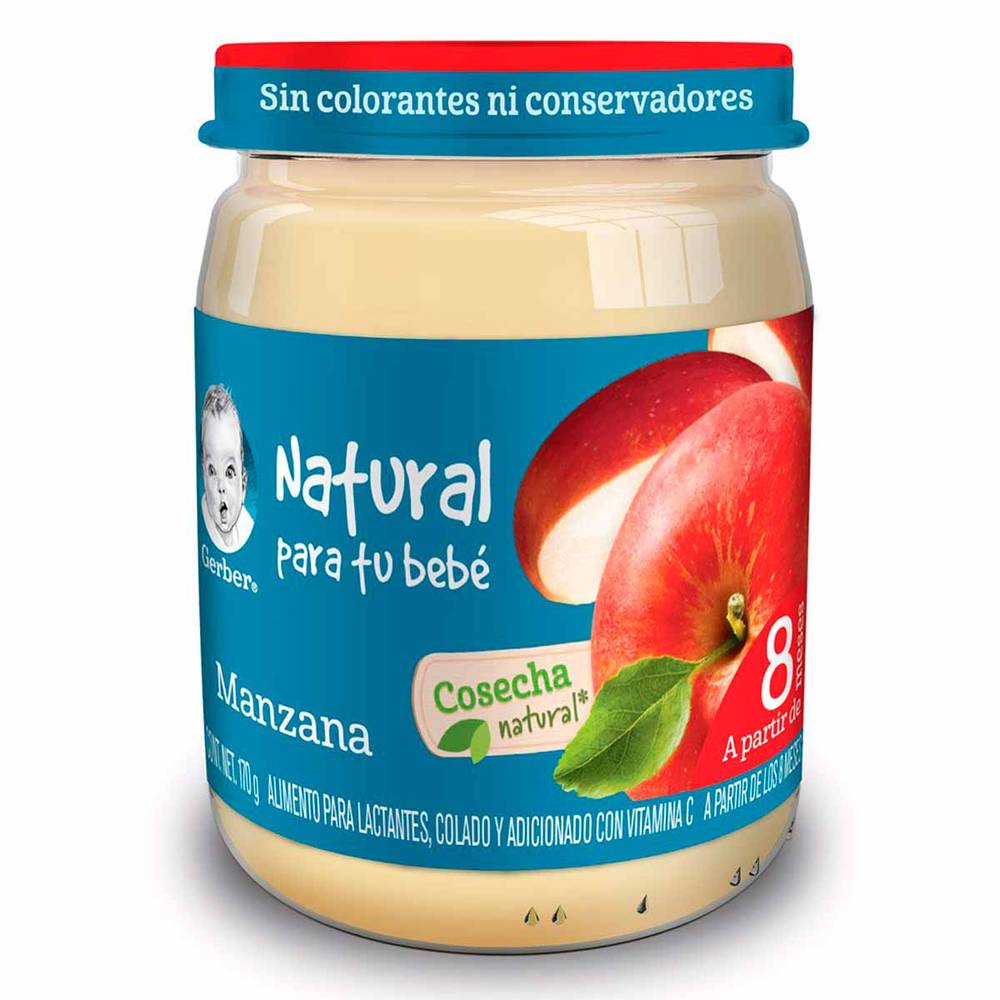 Gerber papilla de manzana etapa 3 (frasco 170 g)