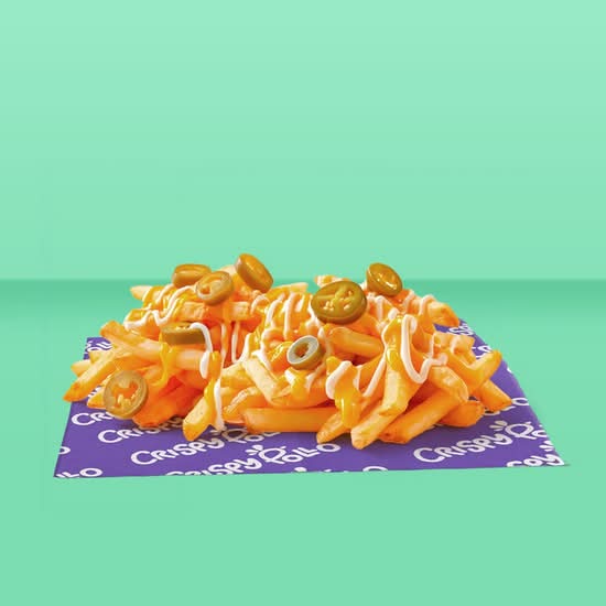 Papas cheddar jalapeño