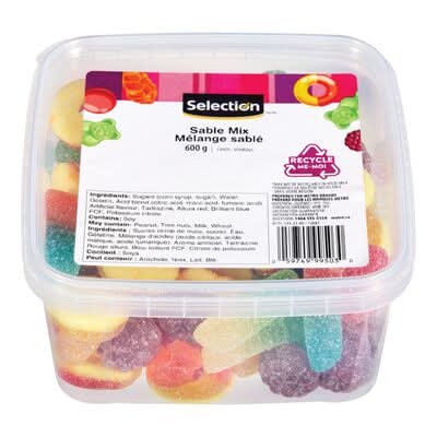 Selection Bonbons surs en gélatine assortis (600 g) - Assorted Sour Gummy Candy (600 g)