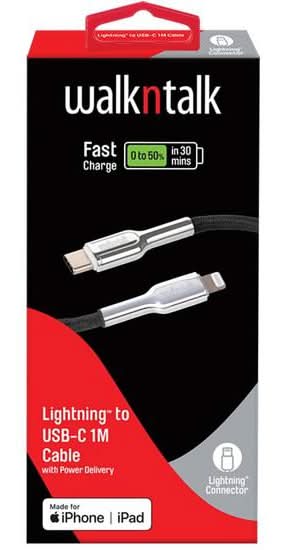 WNT Fast Charge Lightning To USB-C 1.5 Metre Cable
