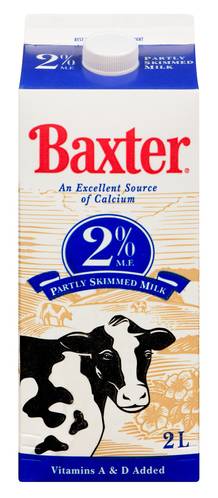 Baxter Partly Skimmed Milk (2 L)