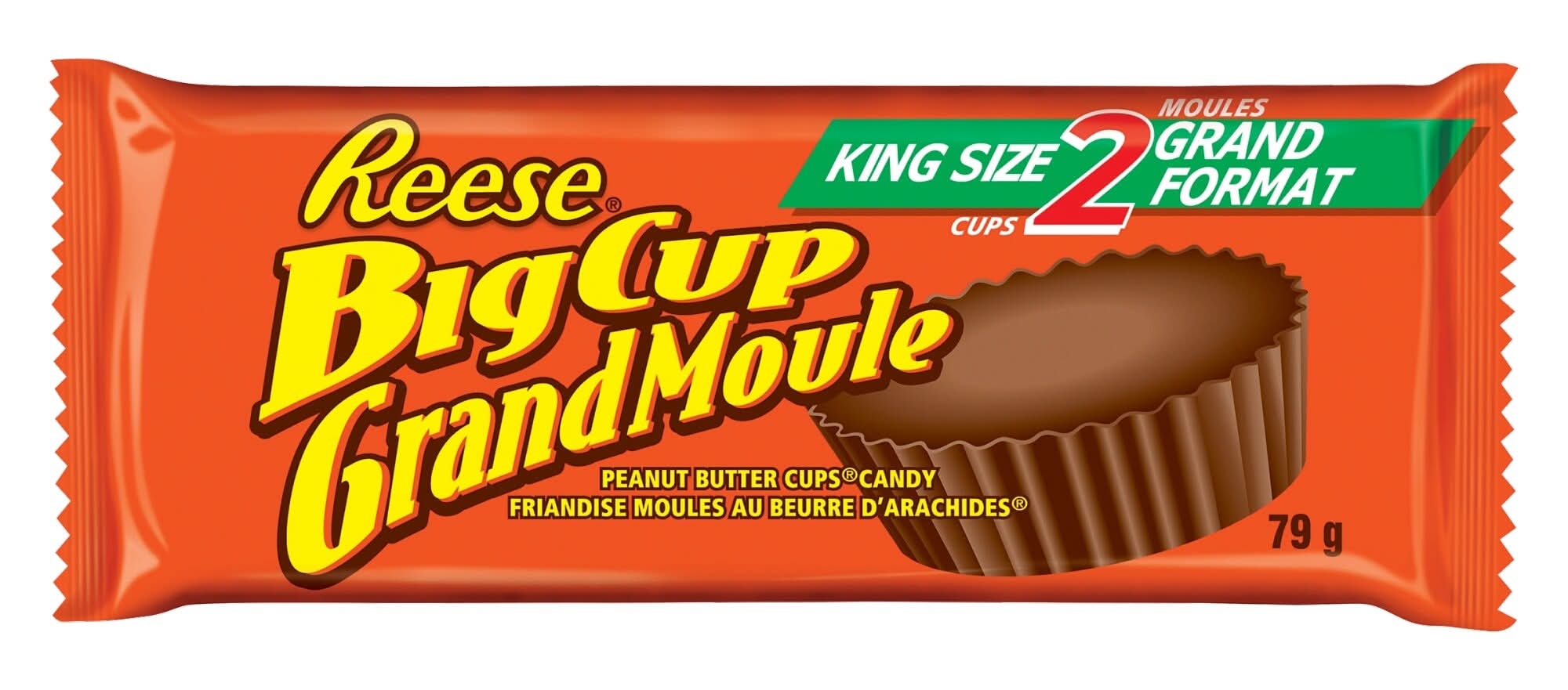 Reese's King Size Peanut Butter Cups (79 g, 2 ct)