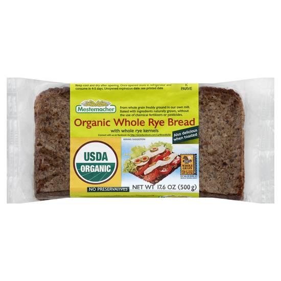 Mestemacher Organic Whole Rye Bread