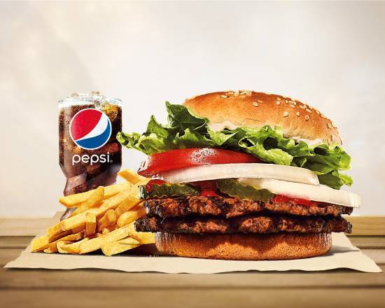 雙層小華堡 (原味) Double WHOPPER Jr. Meal