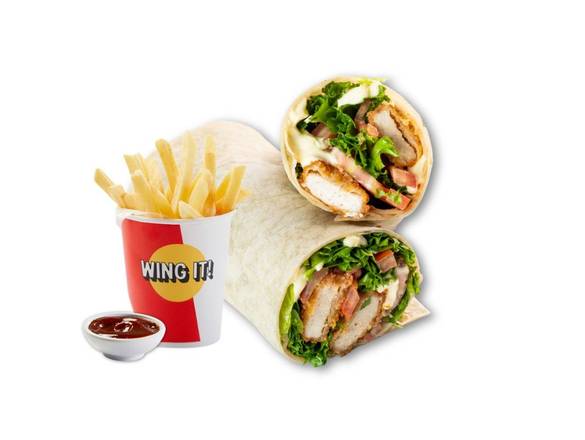 Sweet Louisiana Wrap + Papas Fritas