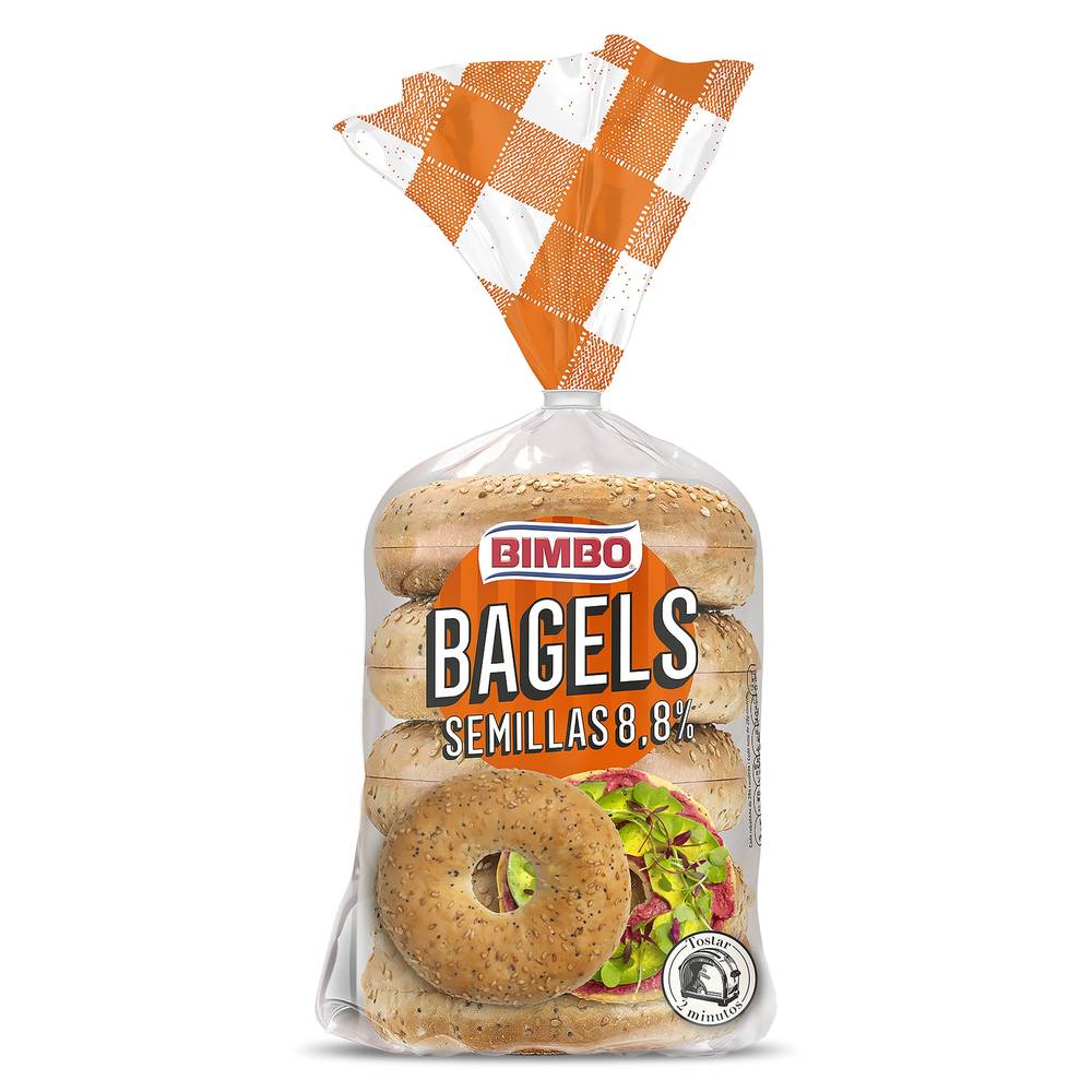 Bagels Con Semillas Bimbo Bolsa 300 G