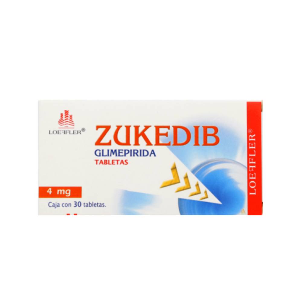 Loeffler zukedib glimepirida tabletas 4 mg (30 piezas)