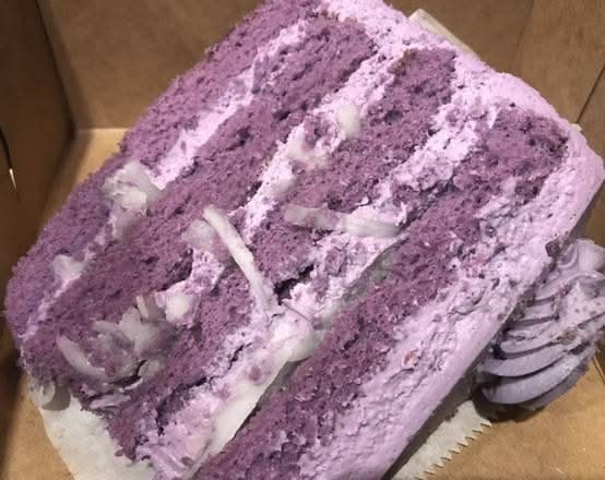 Purple Velvet Cake SLICE