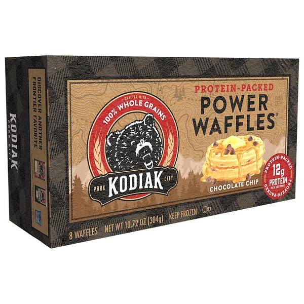 Kodiak Cakes Power Waffles Chocolate Chip 8Ct