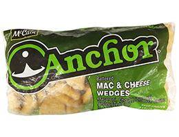 Frozen Anchor - Mac & Cheese Wedges - 3 lbs (6 Units per Case)