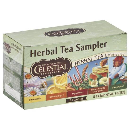 Celestial Seasonings · Herbal Tea Sampler (18 tea bags)