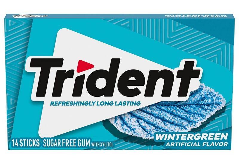 Trident Wintergreen Sugar Free 14-Piece