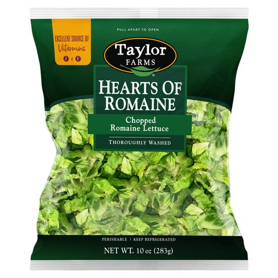 Taylor Farms Chopped Hearts Of Romaine Lettuce