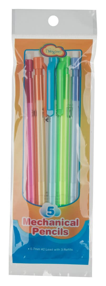 Imagine Medium Point Mechanical Pencils 5 Ct