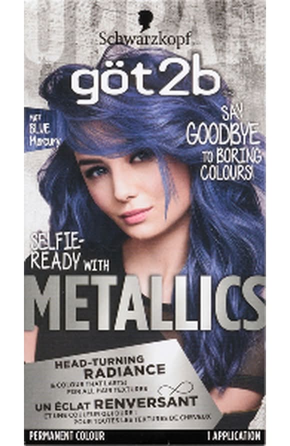 Gatby Got2b Metallic Permanent Hair Color M67 Blue Mercury (200 g)