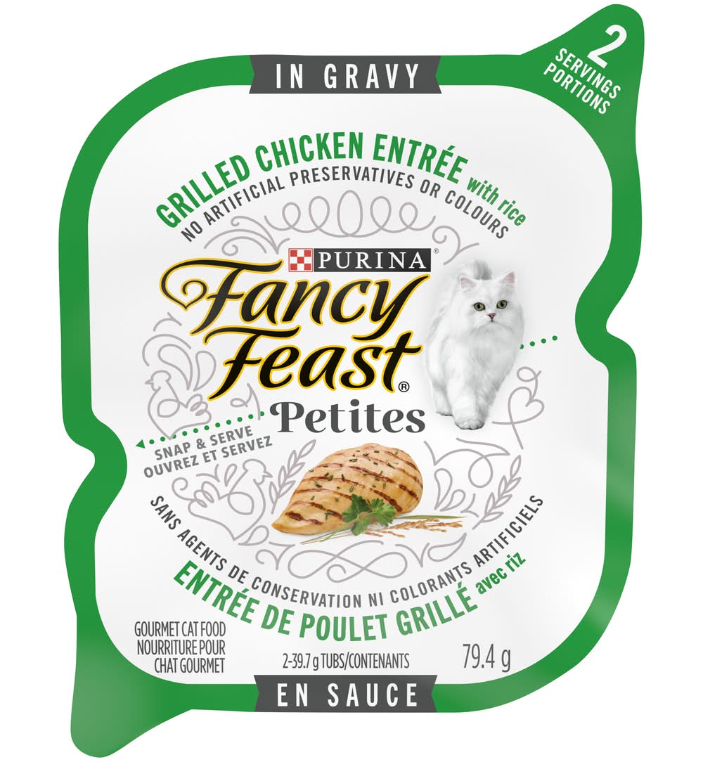Purina Fancy Feast Petites Chicken Rice in Gravy Cat Food (79.4 g)