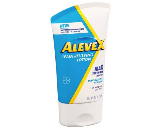 Alevex · Max Strength Menthol Pain Relieving Lotion (2.7 oz)