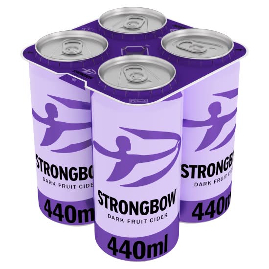 Strongbow Dark Fruit Cider (4 x 440ml)