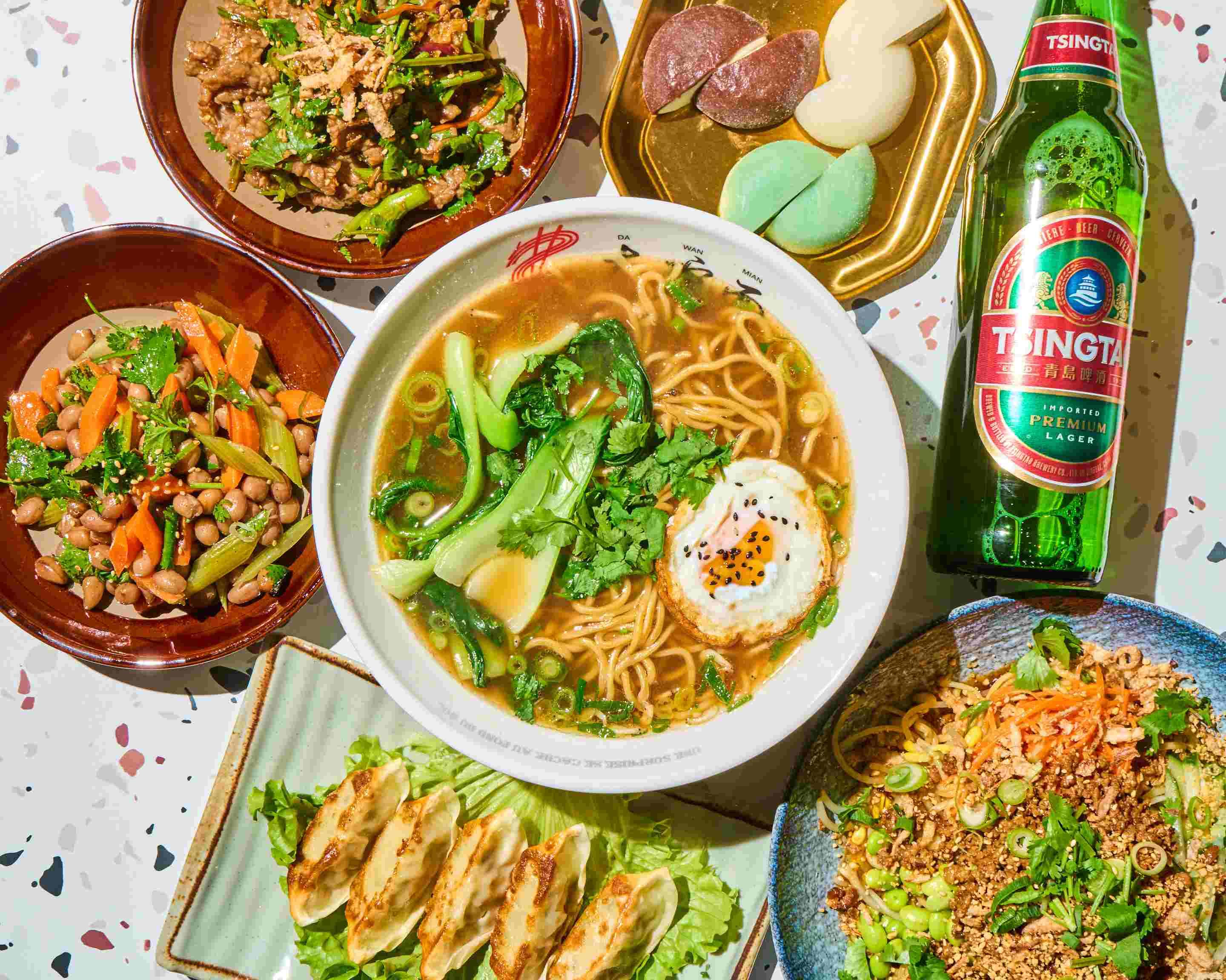 Ensemble De Bols à Soupe Ramen Pour Cuisine Et Salle à Manger, Bol De Service Japonais En Céramique Avec Cuillère Et Baguettes Assorties, Bols à