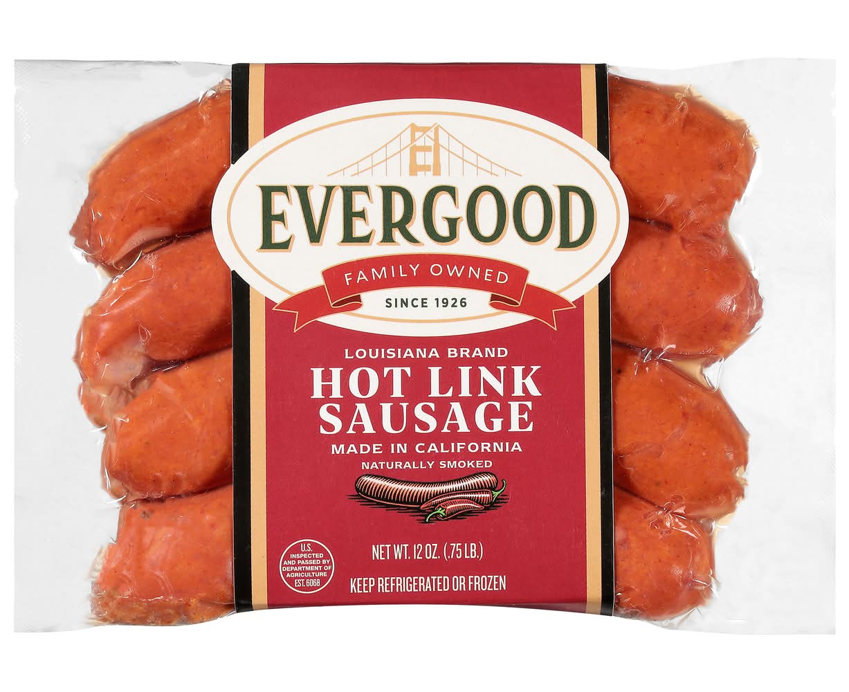 Evergood Louisiana Brand Hot Link Sausages (12 oz)