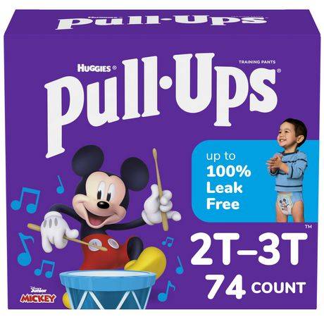 Huggies Pull-Ups Learning Designs Diapers, 2T-3T (74 ct)