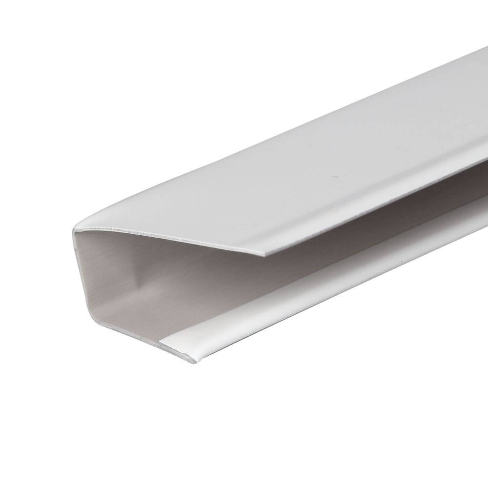 Amerimax 0.5-in x 144-in White J-channel Metal Siding Trim | 77012