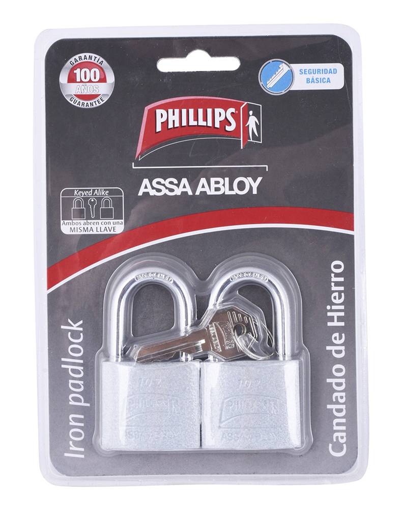 Phillips · Set candado 1 1/2" (200 g)