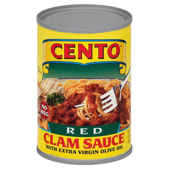 Cento Red Clam Sauce With Extra Virgin Olive Oil