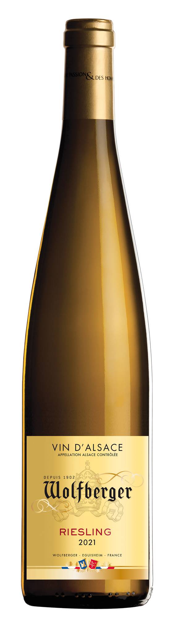 Wolfberger - Vin blanc d'alsace riesling AOP 2020 (750 ml)