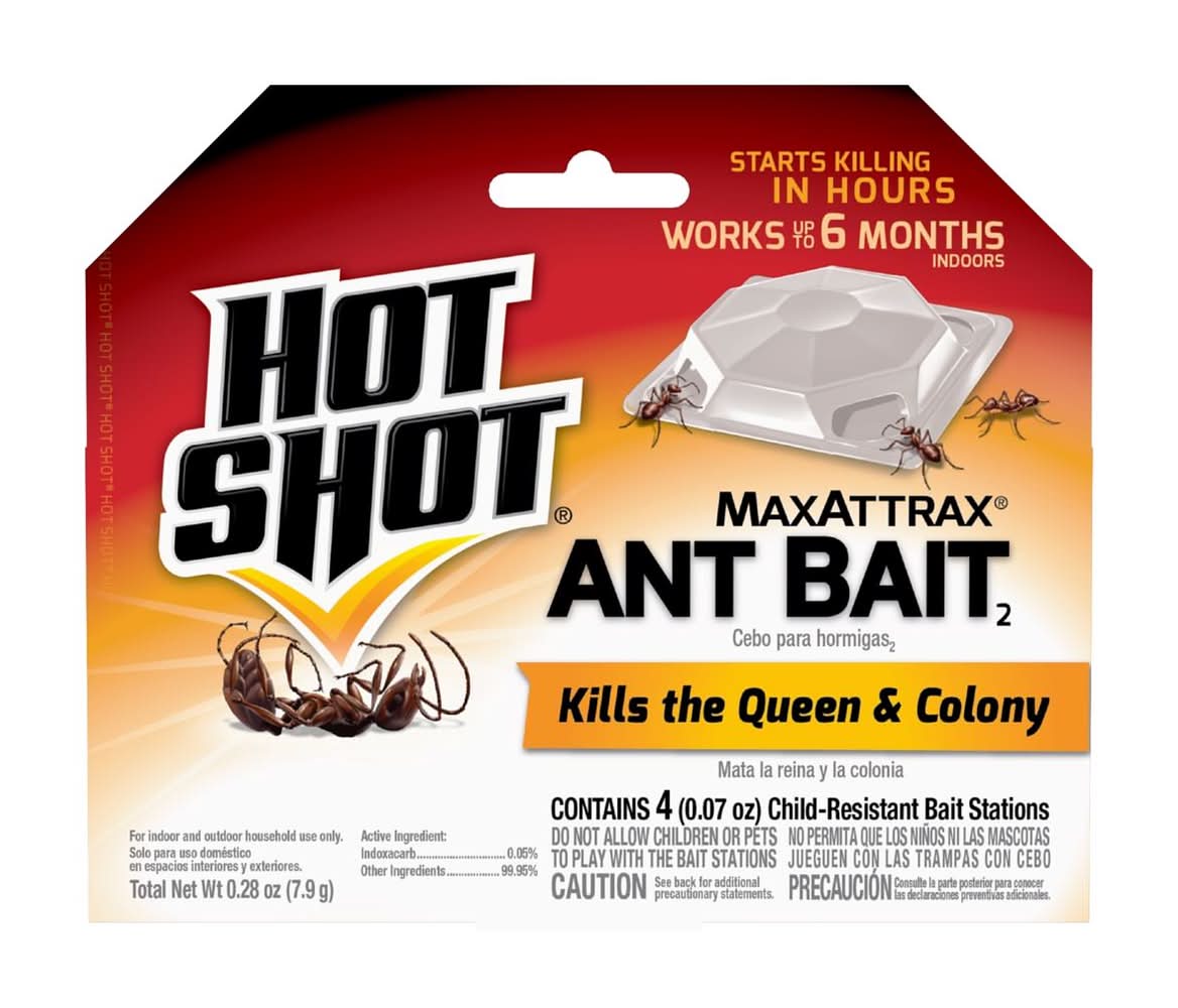 Hot Shot Maxattrax Ant Bait 4 Pk