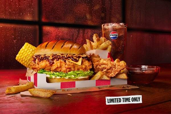 The Ultimate BBQ Burger Box Meal