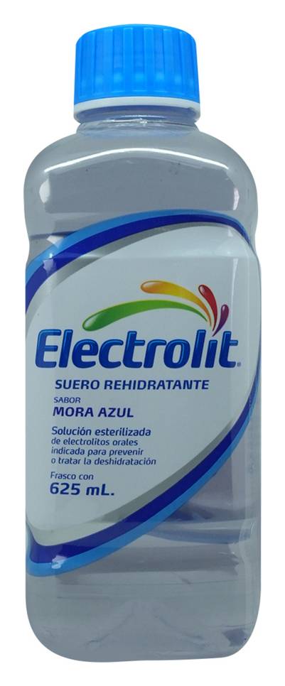 Electrolit · Suero rehidratante, mora azul (625 ml)