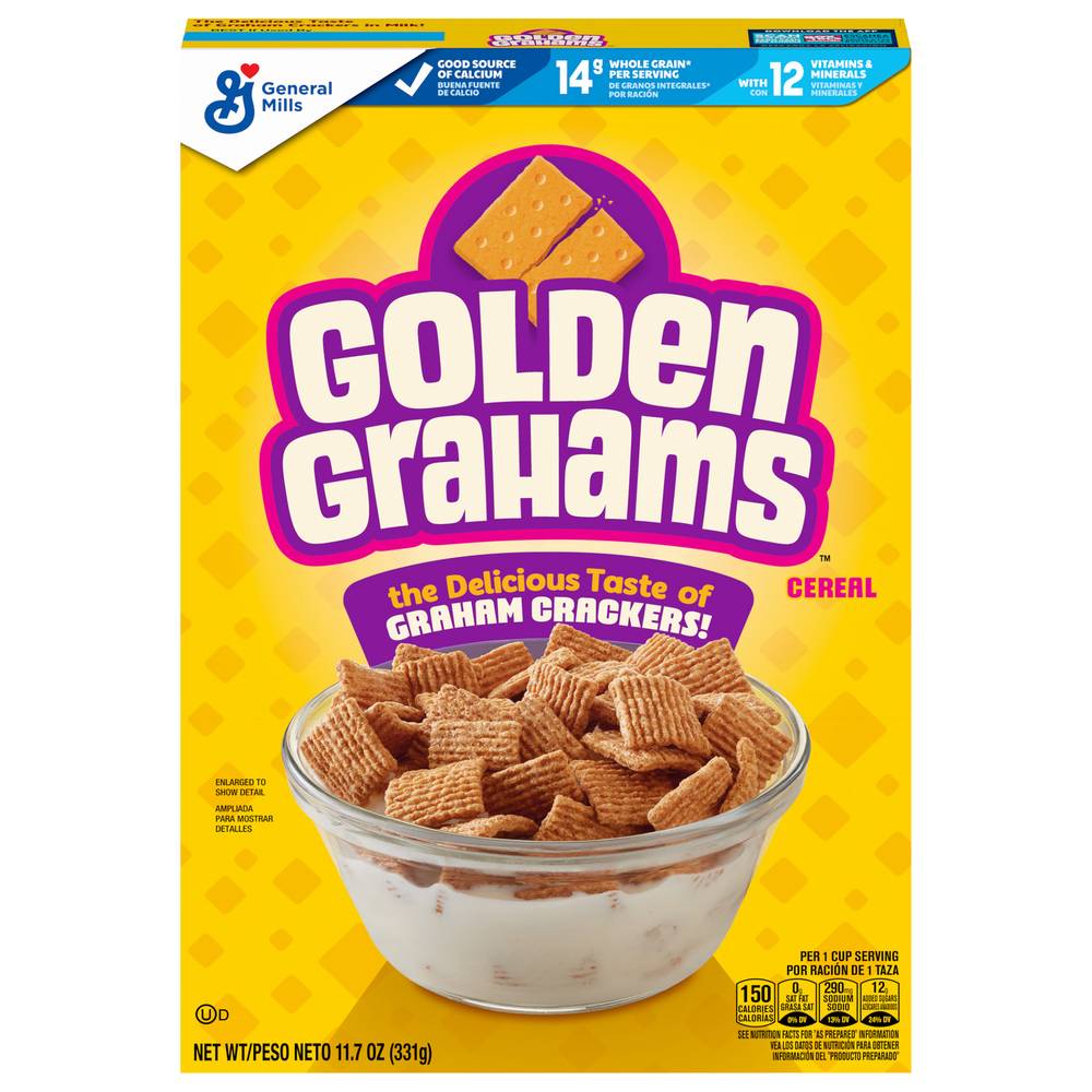 Golden Grahams Retro Recipe Real Honey Cereal (11.7 oz)