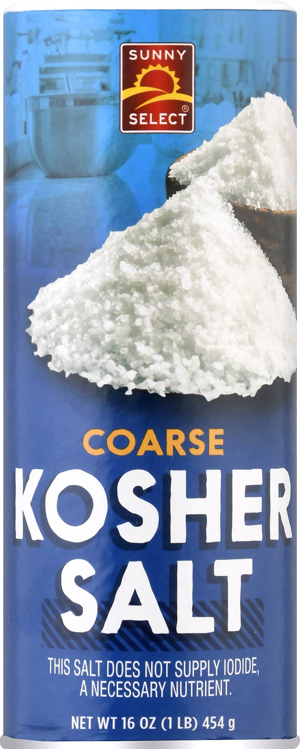 Sunny Select Coarse Kosher Salt (16 oz)