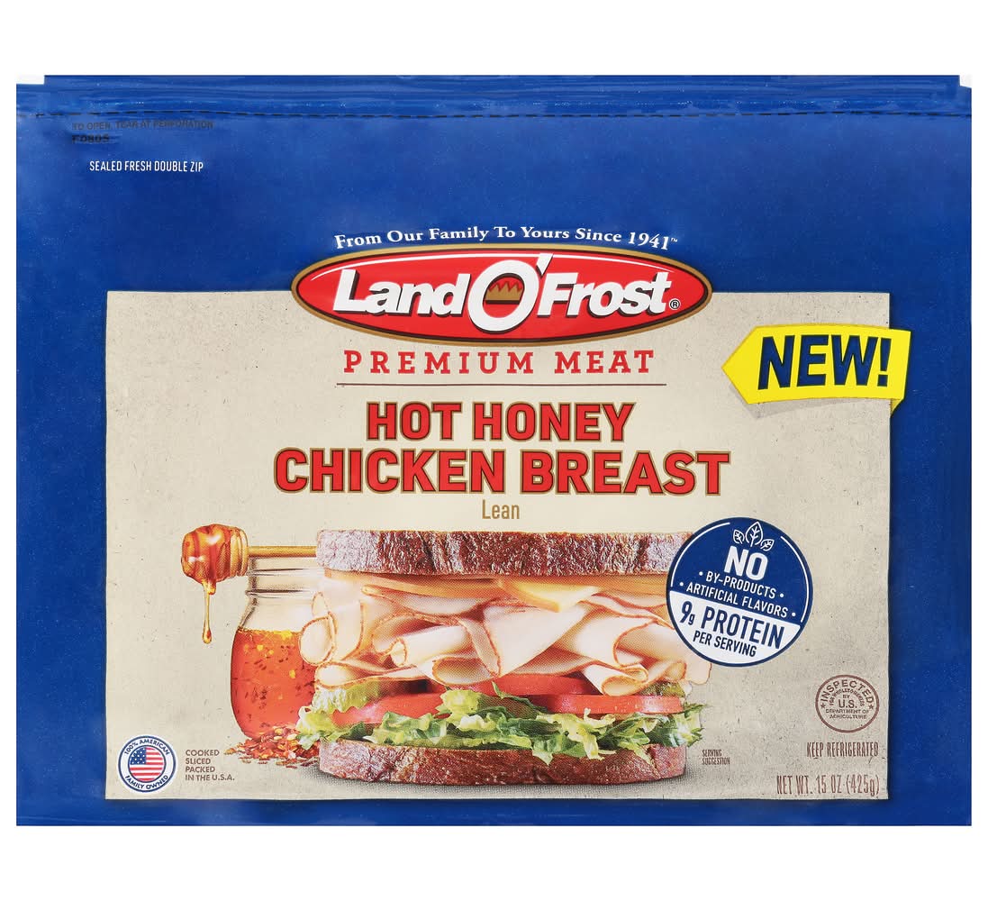 Land O' Frost Premium Meat Hot Honey Chicken Breast Slices (15 oz)