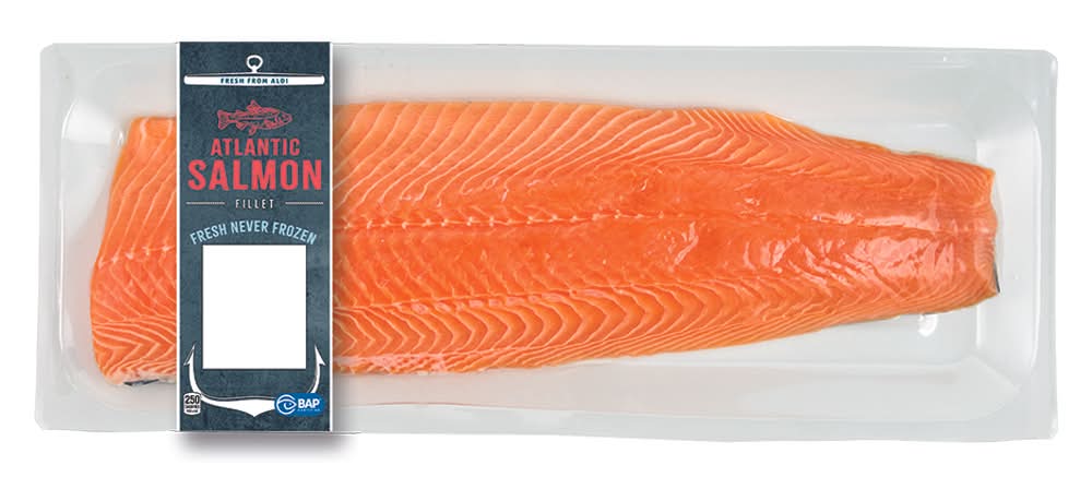 Aldi Fresh Atlantic Salmon Fillet (13 oz)