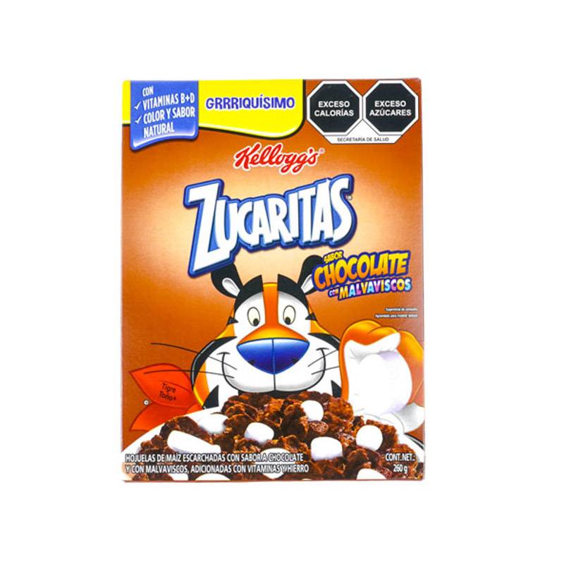 Kellogg's cereal choco zucaritas con malvaviscos (260g)