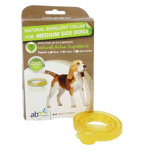 Alzoo Natural Repellent Flea & Tick Medium Dog Collar