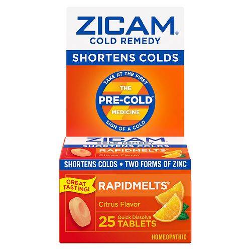 Zicam Cold Remedy Citrus RapidMelts Citrus - 25.0 ea