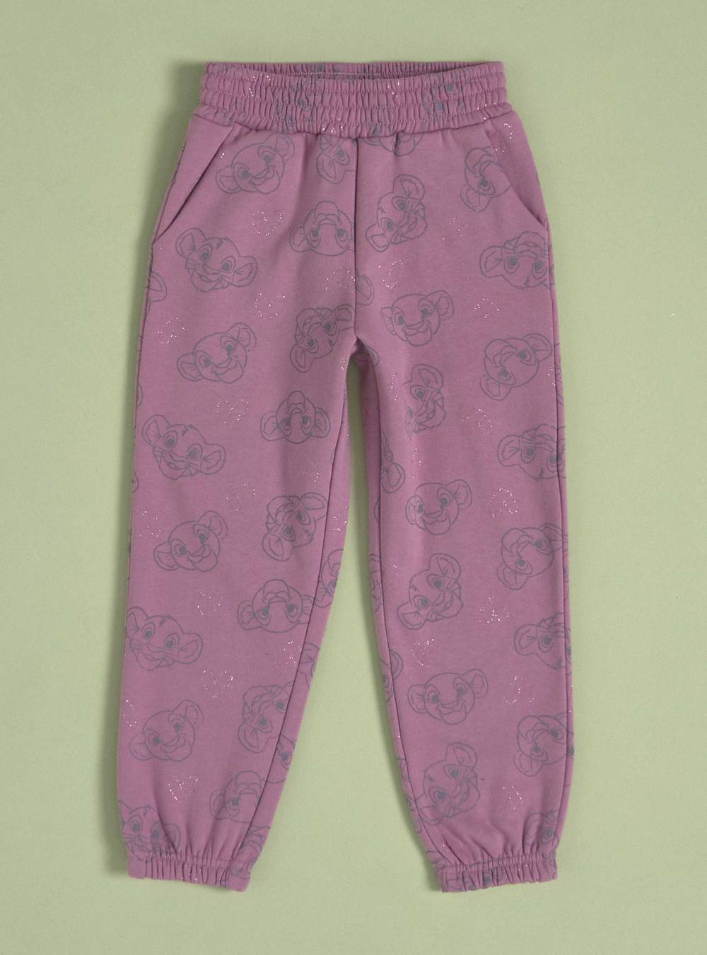 Disney pantalón buzo niña simba & nala disney rosado oscuro 't 4