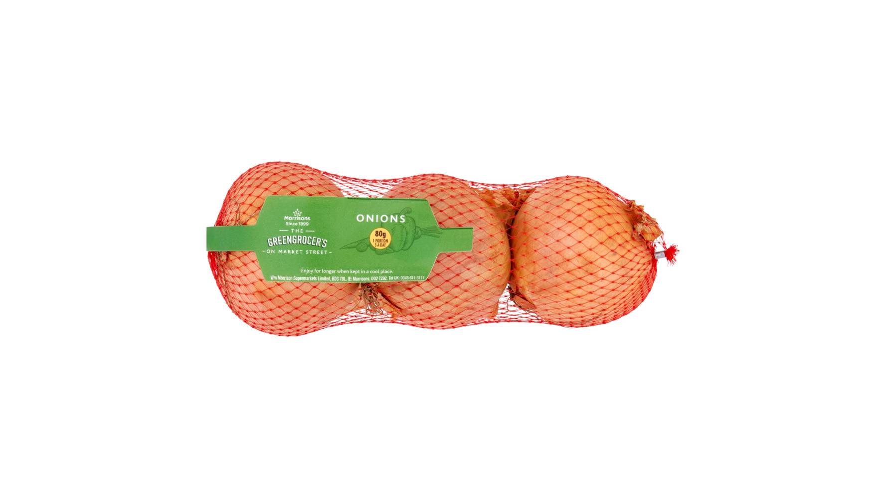 Morrisons Onions 3pk