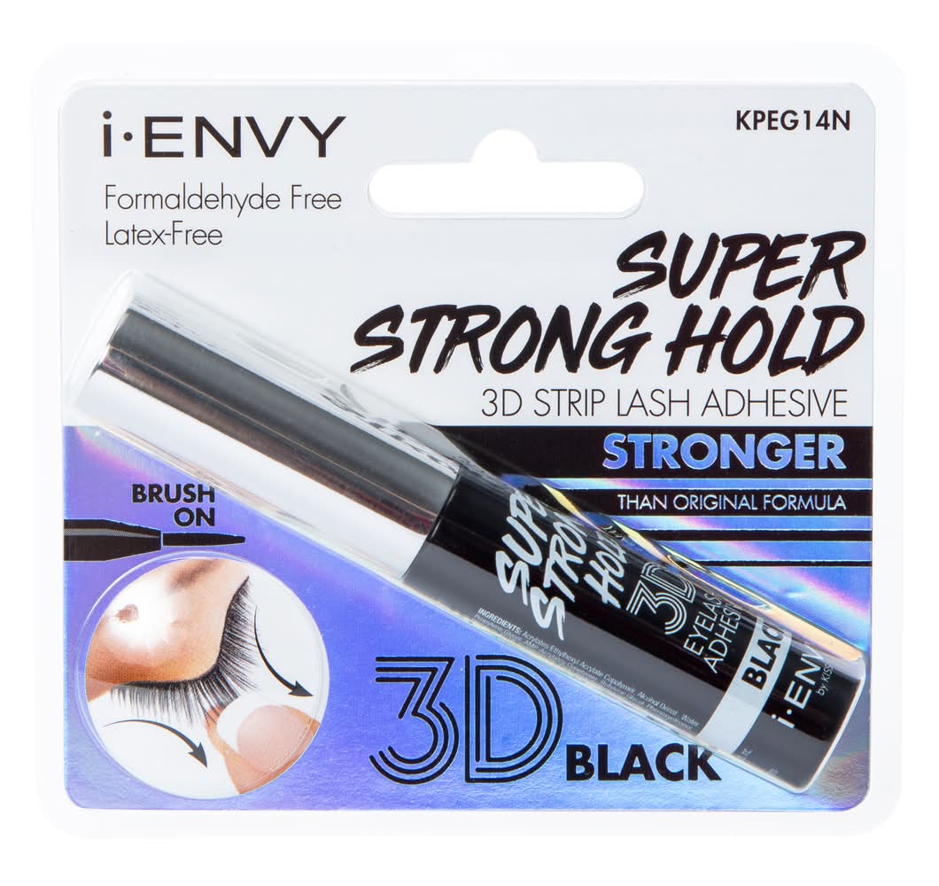 Kiss® I-Envy Super Strong Hold 3D Strip Lash Adhesive Black