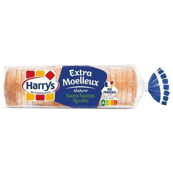 Harrys pain de mie nature extra-moelleux sans sucres ajoutés