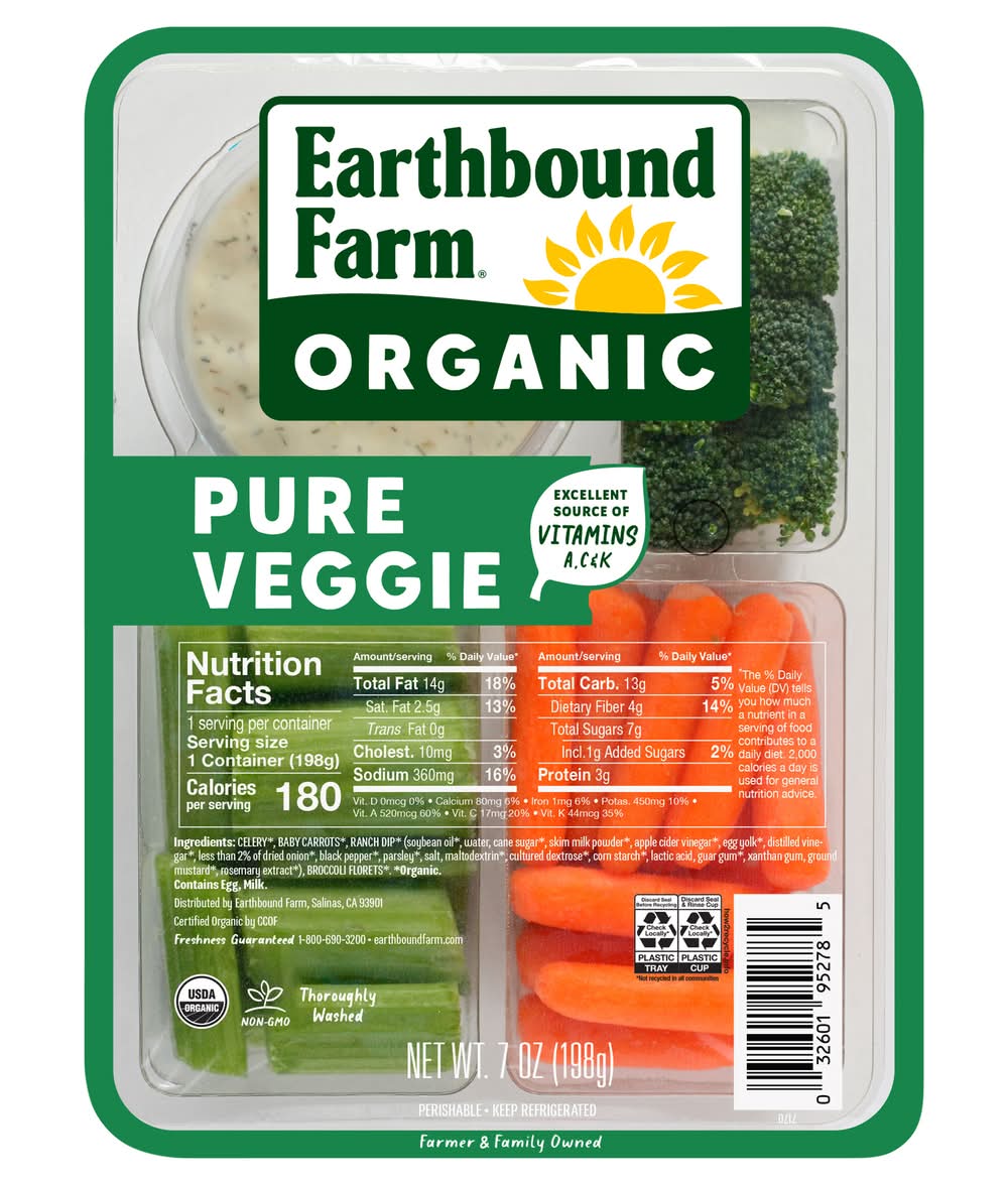 Earthbound Farm Organic Pure Veggie (7 oz)