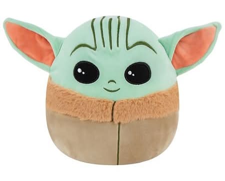 Squishmallows Star Wars Grogu Baby Yoda Plush Stuffed Toy, 8 in, Green