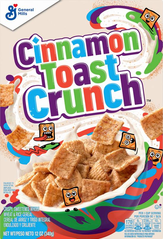 Cinnamon Toast Crunch Whole Grain Breakfast Cereal