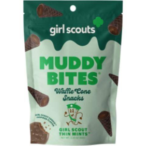 Muddy Bites Girl Scout Thin Mints Waffle Cone Snack (2.33 oz)