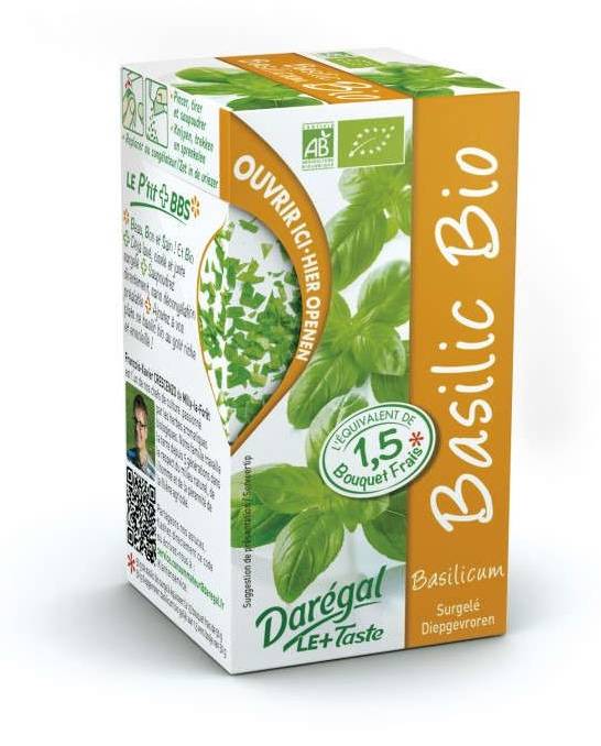 Darégal - Basilic surgelé bio (50g)