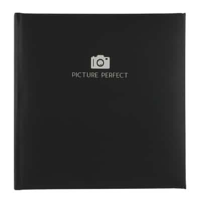 Recollections Camera Photo Album, 8.6x8.6 in, Black